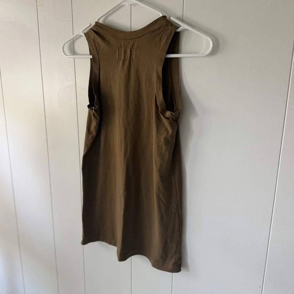 Labo.Art Women's Size 0 XS Brown Sleeveless Crew Neck Tank Top Made in Italy - Picture 5 of 8